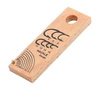 Wooden Hook Gauge, Precise Fly Size Measuring Tool, Compact Board Ruler with Easy Reading, Wood Craft Measurement Tool, Fishing Gauge with Style, Angler Accessory for River Lake