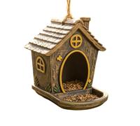 Wooden Hummingbird Feeder House - Patio Decorative Bird Feeder