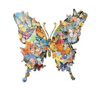 Wooden Jigsaw Puzzle | 162 Or 118 Pieces Butterfly Shaped Puzzle