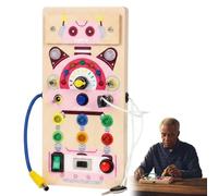 Wooden Light Circuit Activity Panel with Switch Control Board