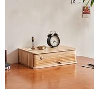 Wooden Lockable File Cabinet for Home Office nization Small Size Data Cabinet with Top Storage Box for Desk Storage Brown 1 Drawer