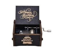 Wooden Music Box - Scatola Musicale a Mano, Design Classico, Dettagli intagliati a Mano, Regalo di Compleanno per colleghi, Compagni di Classe, Amanti degli Amici, Musicale Creativo