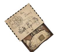 Wooden Nativity Scene, Manger Easter Decoration Set, Handcrafted Display with Religious Detail, Christian Holiday Ornament, Garden Decor with Vintage Style, Easter Basket Display for Home Celebration