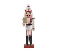Wooden Nutcracker Soldier - 14 Inch Christmas Decor | Classic 14" Wooden Nutcracker Christmas Figure, Festive Soldier Decoration for Home, Fireplace, Shelves, Birthday Party, Thanksgiving & Holiday Di