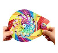 Wooden Optics Toy, Mechanical Learning Gear, 4,92 x 3,54 pollici Interactive Build with Rotating Feature, Educational Physics Model, Science Prop with Artisan Style, Discovery Tool for Boys and Girls