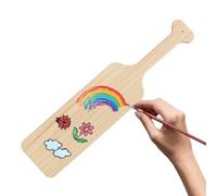 Wooden Paddle Unfinished - Decorative Fraternity and Sorority Solid Art | DIY Craft for Graduation Wedding Decorations Home Projects Adults Personalized Painting Staining
