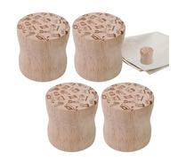 Wooden Pattern Weights & Tailor's Clapper - Round Sewing Weights For Dressmaking, Quilting & Tailoring | Fabric Pattern Weights, Ruler Pressure Plate For Cutting, Writing, And Drawing | Durable Sewing