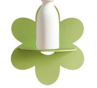 Wooden Plant Wall Hanging Storage Rack - Flower Shaped Floating Shelf | Flower Plant Wall Shelf | Cute Small Floating Shelves for Wâll Decor | Wooden Daisy Floâting Shelves for Wâll,Boho Display Shêlf