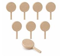 Wooden Popsicles for Crafts, 2026 DIY Craft Unfinished Wooden Popsicle Cutout, Summer Table Sign, Table Centerpieces for Farmhouse Rustic Home Tiered Tray Decor (8PCS,E)
