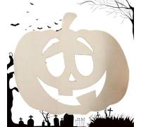 Wooden Pumpkin Cutouts - Children DIY Hand Painting Pumpkin Sign