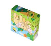 Wooden Puzzle Blocks, Child Learning Cube Set, Engaging Educational Toy with Colorful Shapes, Cognitive Development Blocks for Boys Girls, Puzzle Cube with Fun Style, Learning Tool for Classroom Home