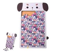 Wooden Puzzles - Cat Shaped Educational Jigsaw Toy for Brain Challenge, Kids and Adults Fun with Animal Wood Artwork, Learning Puzzle Travel, Playroom, Living Room, 12 Inches