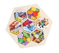 Wooden Puzzles for Kids Transport Building Block Puzzles Multi-purpose