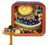 Wooden Puzzles Nightlight, Scenery Puzzle Nightlight, Wooden Puzzle Nightlight, Nightlight Puzzle, Home Decor Nightlight, Nightlight for Bedroom, Living Room Wooden Nightlight