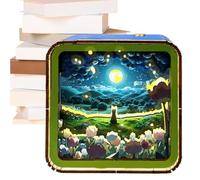 Wooden Puzzles Nightlight, Scenery Puzzle Nightlight, Wooden Puzzle Nightlight, Nightlight Puzzle, Home Decor Nightlight, Nightlight for Bedroom, Living Room Wooden Nightlight