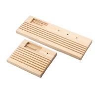 Wooden Ruler Stand - Beech Craft Storage Rack, Quilting Ruler Organizer System, Sewing Tool Display Holder Unit, Bobbin Pin Sorting Frame | Accessory For Sewing Room Quilting Studio Use