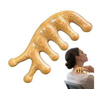 Wooden Scalp Massage Comb | Wide Tooth Relaxation Massage Tool Portatile, testa Massaggio Comb Natural Wood | Women Men Hair Care Personal Grooming Routine