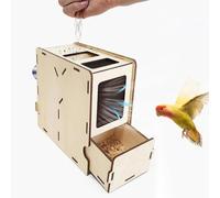 Wooden Shell Separator | Birds Feed Grain Blowing Machine | Wooden Grain Splitter and Shell Separator | Practical Chaff Blowing Machine for Millet and Other Bird Food Grain