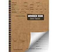 Wooden Sign Order Book: Client Log & Project Tracker for Custom Wood Signs