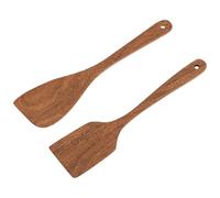 Wooden Spatula, Comfort Grip Wood Spoons Cooking, Portable Kitchen Cooking Utensilsfor Fish, Eggs, Pancakes, Potato, No Scratch Tools, Frying, Stirring, and Serving