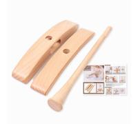 Wooden Spindles - Lightweight Handcraft + Portable Spinner Tool For Crafts