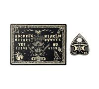 Wooden Spirit Board Game with Planchette, Mystical Talking Divination Board Set, Metaphysical Supplies for Spiritual Communication, Vintage Occult Décor for Men, Women, Home, and Altar Ritu