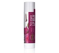 Wooden Spoon Balsamo Labbra Biologico Rose Kiss - 100% Naturale con Olio di Rosa, Burro di Karité e Cocco, Anti-Età, Idratante, Certificato Bio, Sicuro per Tutta la Famiglia - 4,3 g