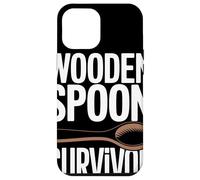 WOODEN SPOON SURVIVOR Ricordi Infanzia Umorismo Nostalgia Custodia per iPhone 12 Pro Max