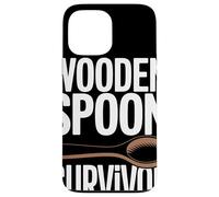 WOODEN SPOON SURVIVOR Ricordi Infanzia Umorismo Nostalgia Custodia per iPhone 13 Pro Max