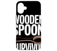 WOODEN SPOON SURVIVOR Ricordi Infanzia Umorismo Nostalgia Custodia per iPhone 16 Plus