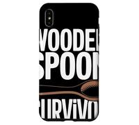 WOODEN SPOON SURVIVOR Ricordi Infanzia Umorismo Nostalgia Custodia per iPhone XS Max