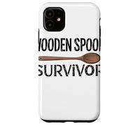 Wooden Spoon Survivor Umorismo Filippino Ricordi Famiglia Custodia per iPhone 11