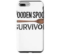 Wooden Spoon Survivor Umorismo Filippino Ricordi Famiglia Custodia per iPhone 7 Plus/8 Plus