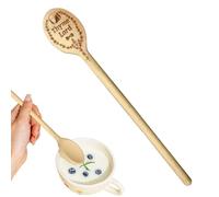 Wooden Spoons for Cooking, Engraved Kitchen Utensils, Funny Small Spatula Tools, Natural Wood, Stirring, Mixing, Serving, Soup, for Home Chefs, Mom, Men, Women More