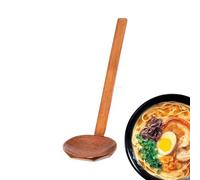 Wooden Spoons - Handcrafted Japanese Style Soup Spoons for Noodles, Rice, and Broth, Smooth Comfortable Grip, Perfect for Home, Restaurant, or Outdoor Dining, Adds Traditional Charm to Table