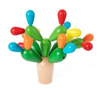Wooden Stacking Cactuz Toy, Cactuz Stacking Toys | Learning Toys Infantz, Color Collection