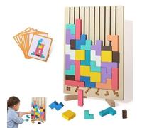 Wooden Stacking Puzzle Toy, Wooden Stacking Puzzle Toy Art, Decorative Home Ornaments for Adults, Brain Teaser Game, Idea, Family Fun Activity, for Home Decor & Toys & Games (1 Set)