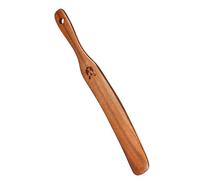 Wooden Stir Stick, Narrow Jar Scraper, Portable Bread Whisk, 10.98 inches Thin Paddle Design Cooking Utensil, Stirring Mixing Serving Tool for Kitchen, Baking and Meal Prep