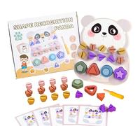 Wooden Toys, Cartoon Animal Shape & Color Sorting Toy, Sensory Development Game, Boosts Cognitive Problem Solving Skills for Fine Motor Skill and Preschool Learning