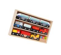 Wooden Train Toys Set Gift Montessori Toy for Boys Girls Kids Children