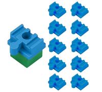Wooden Train Track Connectors - Toy Train Track Adapters | 10 Pieces Railway Tracks Adapter Accessories | Interactive Connecting Adapter for Kids Ages 3+ Preschool Daycare Center Classroom Indoor