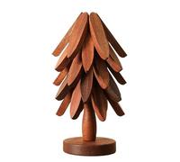 Wooden Tree Trivet,Wooden Insulation Coaster | 10x10x22cm Anti-Scalding Cookware Coaster,for Cookware Stove Pan Cup Teapot Hot Dishes Bowl Kitchen Dining Table Apartment Dormitory Christmas