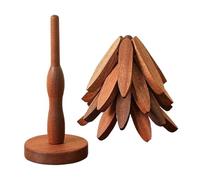 Wooden Trivet Tree, Anti-Scalding Cookware Coaster, Wooden Insulation Trivet Tree For Kitchen Dining Stove Pan Cup Teapot Hot Dishes Bowl Table Apartment Dormitory Christmas Cookware