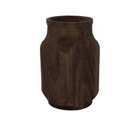Wooden Vase - 4.33 x 7.87 Inch | Wooden Flower Vases for Centerpieces with Rustic Boho Design, Natural Decorative Wood Accent, Farmhouse Table Decoration, Living Room, Bedroom, Shelf, Home Decor Acces