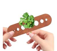 Wooden Vegetable Stripper, Multi Hole Food Separator Tool, Compact Size for Efficient Prep, Varied Opening Design Detail, Kitchen Peeling Accessory, Home Restaurant Cooking Use