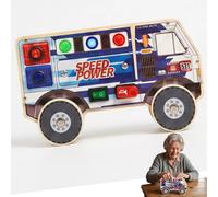 Wooden Vehicle Circuit Activity Panel Hand Engagement Focus Board