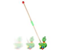 Wooden Walking Toy - Maglione lungo Animale Cartoon, Walker Kids Push Pull Learning Toy Educational Activity for Boys Girls Garden Yard Park Home Bedroom Living Room Playtime 3.94inch