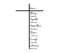 Wooden Wall Cross, Christian Home Decor, Religious Hanging Ornament