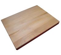 Wooden World - CHEF CHOPPING BLOCK - Tagliere grande in legno di quercia - molto solido 39 x 52 x 4 cm