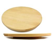 Wooden World - ROTANTE TAVOLA, LAZY SUSAN, ROTONDO DI LEGNO GIREVOLE SERVIZIO PIZZA TORTA 40 CM